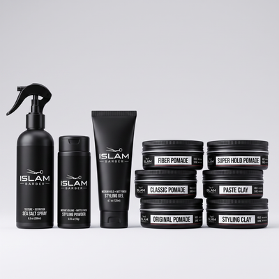 Complete Hair Styling Collection — Clays, Pomades, Powders + Sea Salt Spray