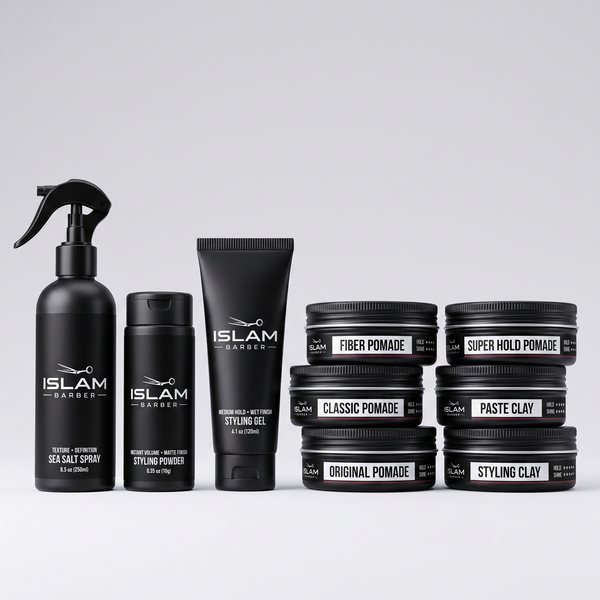 Complete Hair Styling Collection — Clays, Pomades, Powders + Sea Salt Spray