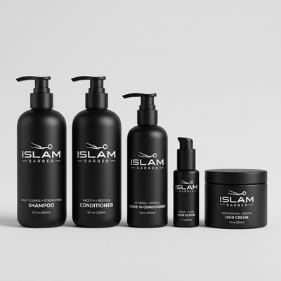 Hair Care Set — Shampoo, Conditioner, Leave-In, Sea Salt Spray + Matte Clay