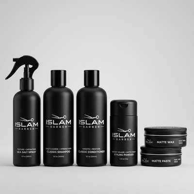 Hair Care & Styling Kit — Shampoo, Conditioner, Sea Salt Spray, Powder, Clay + Paste